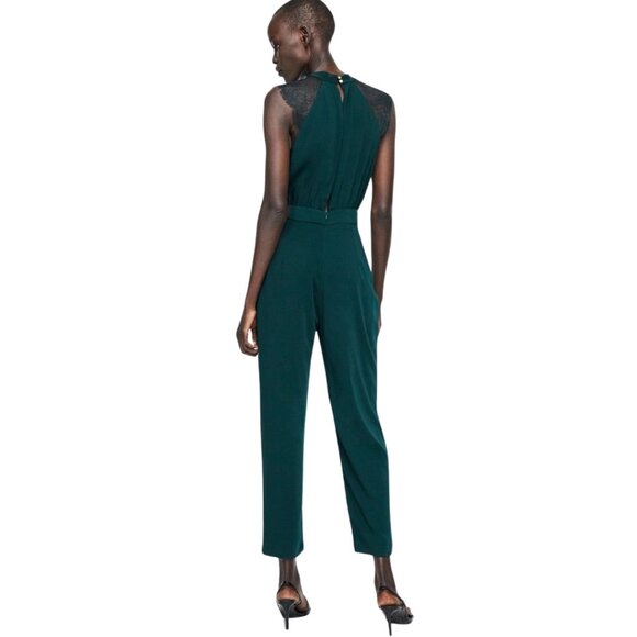 Zara Emerald Green Jumpsuit - Picture 1 of 8